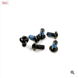 sd bengal rotor fixing bolts m5 6pcs black_000